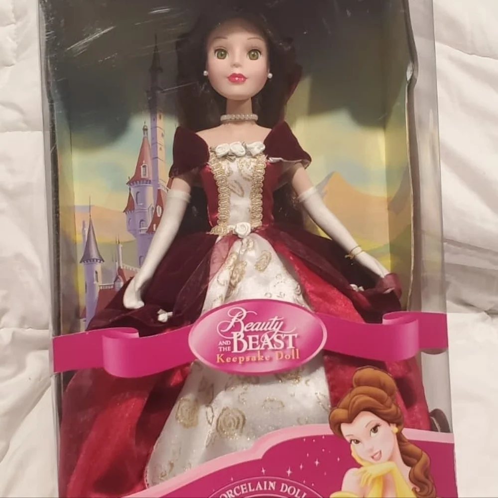 Disney Beauty and the Beast Keepsake Doll - Red and White